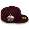 Yankees 99 WS 59FIFTY New Era Maroon Fitted Hat