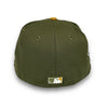 Yankees 99 WS 59FIFTY New Era Olive & Tan Fitted Hat