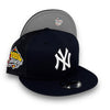 Yankees 99 WS 9FIFTY New Era Navy Trucker Snapback Hat Gray Bottom