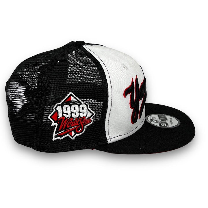 Yankees 99 WS 9FIFTY New Era White & Black Trucker Snapback Hat Red Bo –  USA CAP KING