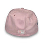 Yankees 99 WS Blue Sparks 59FIFTY New Era Pink Hat