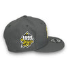 Yankees 99 WS New Era 9FIFTY Dark Grey Snapback Hat