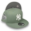 Yankees 99 WS New Era 9FIFTY Everest Green Snapback Hat