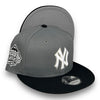 Yankees 99 WS New Era 9FIFTY Grey & Black Snapback Hat