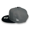 Yankees 99 WS New Era 9FIFTY Grey & Black Snapback Hat