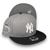 Yankees 99 WS New Era 9FIFTY Grey & Graphite Snapback Hat