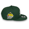 Yankees 99 WS New Era 9FIFTY M Pine Green Snapback Hat
