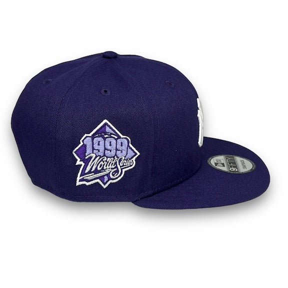 Yankees 99 WS New Era 9FIFTY Purple Snapback Hat