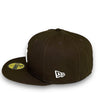 Yankees Basic 59FIFTY New Era Walnut Fitted Hat