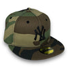 NY Yankees Basic 59FIFTY New Era Camo Fitted Hat