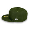 NY Yankees Basic 59FIFTY New Era Rifle Green Fitted Hat