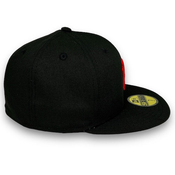 Yankees Basic Red NY 59FIFTY New Era Black Fitted Hat