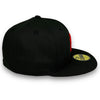 Yankees Basic Red NY 59FIFTY New Era Black Fitted Hat