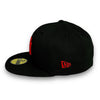 Yankees Basic Red NY 59FIFTY New Era Black Fitted Hat