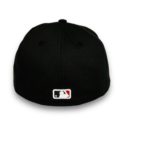Yankees Basic Red NY 59FIFTY New Era Black Fitted Hat