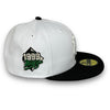 Yankees Empire State 59FIFTY New Era White & Black Hat Green UV