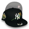 Yankees Gold Rose 99WS New Era 9FIFTY Black Snapback Hat