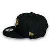 Yankees Gold Rose 99WS New Era 9FIFTY Black Snapback Hat