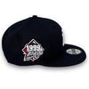 Yankees Heart 99 WS New Era 9FIFTY Navy Snapback Hat Red Botton