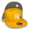 Yankees Heart 99WS New Era 9FIFTY Yellow Snapback Hat