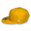 Yankees Heart 99WS New Era 9FIFTY Yellow Snapback Hat