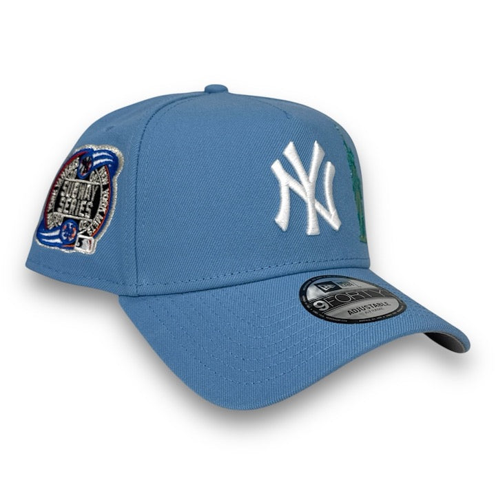 Yankees Liberty 00SS New Era 9FORTY AF Sky Blue Snapback Hat