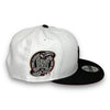 Yankees Liberty 9FIFTY New Era White & Black Snapback Hat Red UV