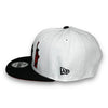 Yankees Liberty 9FIFTY New Era White & Black Snapback Hat Red UV