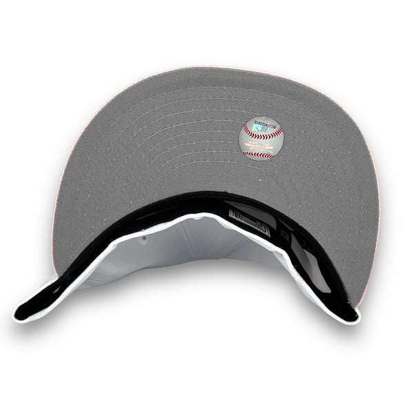 Yankees Rose 99 WS 59FIFTY New Era White & Pink Hat