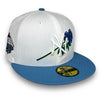 Yankees Rose 99 WS 59FIFTY New Era White & Sky Blue Hat