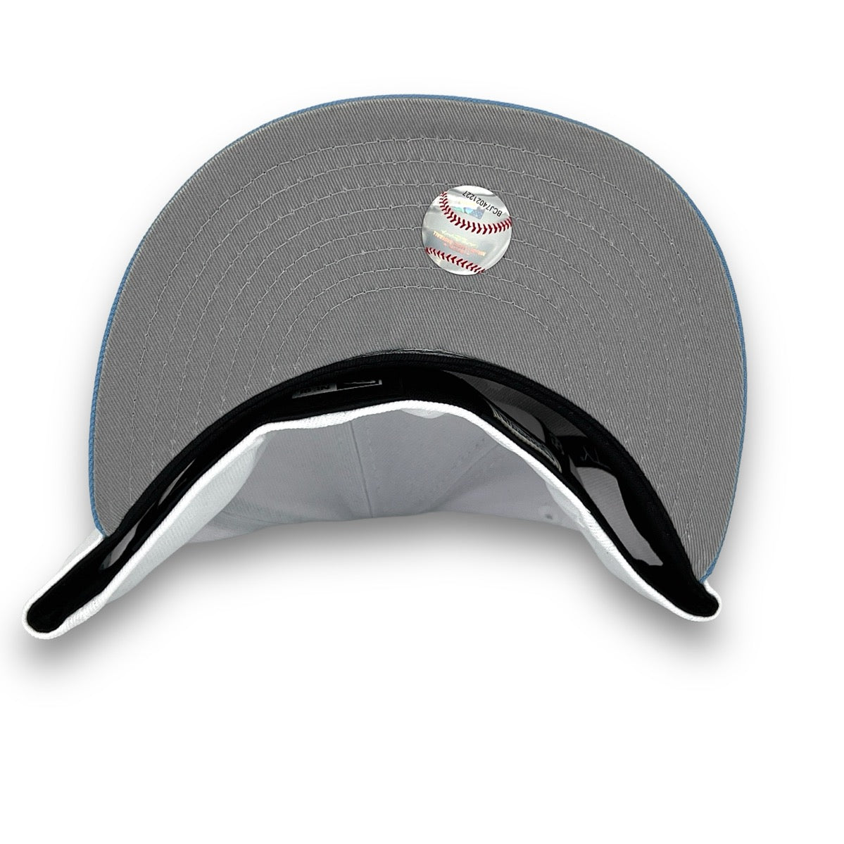 Yankees Rose 99 WS 59FIFTY New Era White & Sky Blue Hat