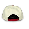 Yankees Rose 99 WS New Era 9FIFTY Off White & Red Snapback Hat