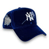 Yankees Velvet 99WS New Era 9FORTY AF Royal Blue Snapback Hat