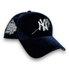 Yankees Velvet 99WS New Era 9FORTY AF Navy Blue Snapback Hat