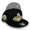 Yankees World Champs 9FIFTY New Era Black Snapback Hat