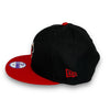 Youth Heat New Era 9FIFTY Black & Red Snapback Hat