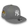 Youth Yankees 99 WS New Era 9FIFTY Gray Snapback Hat