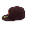 Astros 1986 Astrodome New Era 59FIFTY Maroon Hat Gray Bottom
