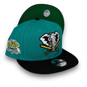 Oakland Athletics Elephant New Era 59Fifty Fitted Hat (Chrome Navy