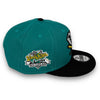 Athletics 89 WS 9FIFTY New Era Green & Black Snapback Hat Kelly Green UV