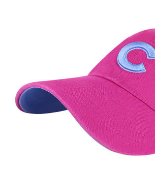 Chicago Cubs 47 Brand Orchid Ballpark Clean Up Adjustable Hat