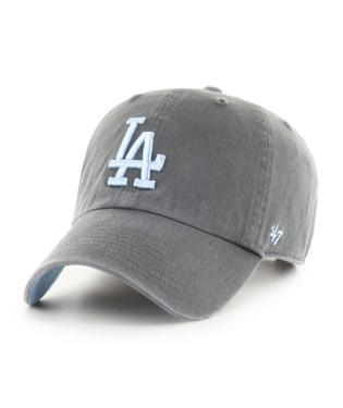 Los Angeles Dodgers 47 Brand Charcoal Clean Up Adjustable Hat