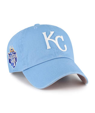 Kansas City Royals 12ASG47 Brand Sky Blue Clean Up Adjustable Hat