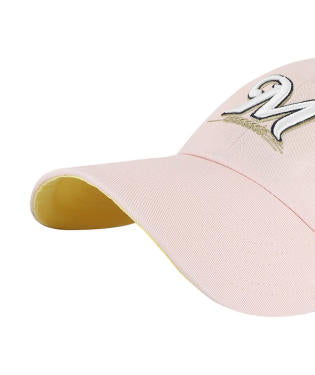 Milwaukee Brewers 02ASG 47 Brand Pink Clean Up Adjustable Hat