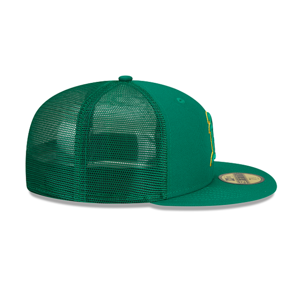 BP Athletics New Era 59FIFTY Green Trucker Hat