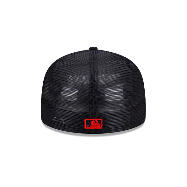 BP Braves New Era 59FIFTY Navy Trucker Hat