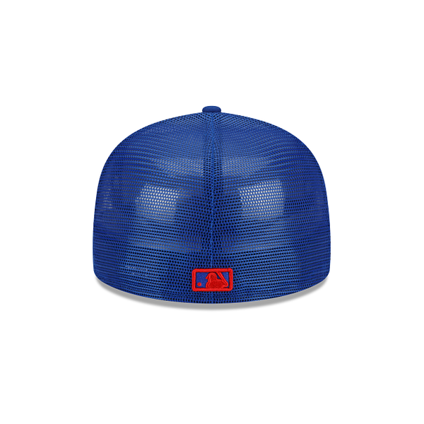 BP Cubs New Era 59FIFTY Blue Trucker Hat