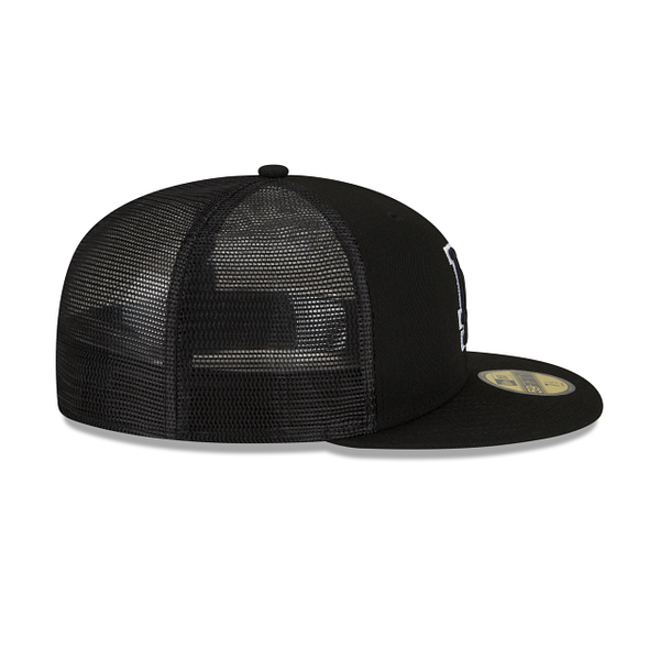 BP Dodgers New Era 59FIFTY Black Trucker Hat