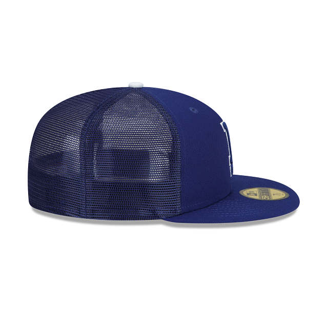 BP Dodgers New Era 59FIFTY Blue Trucker Hat