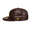 BP Padres New Era 59FIFTY Brown Trucker Hat